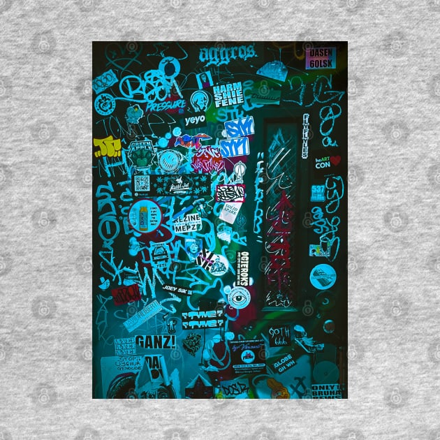 Stickers Graffiti Tags Street Art NYC by eleonoraingrid